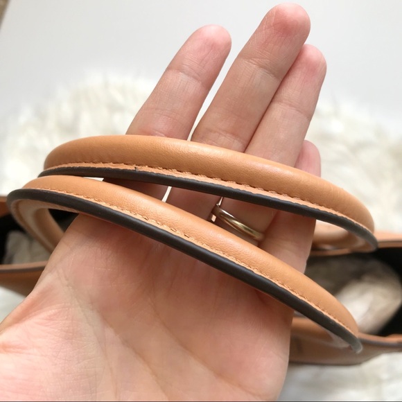 Rebecca Minkoff Adeline Honey Pebble Leather Tote - Picture 5 of 8